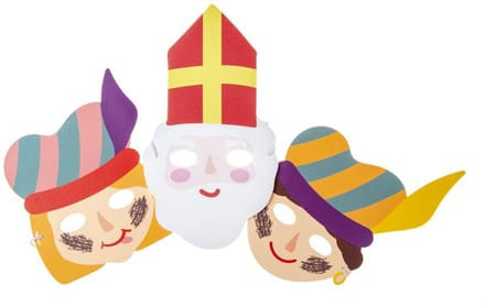 Duckiez Sinterklaas Masker In Foam - 1 stuk