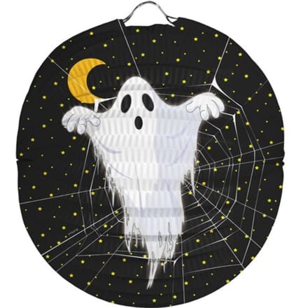 Halloween lampion bol - spook, 22 cm
