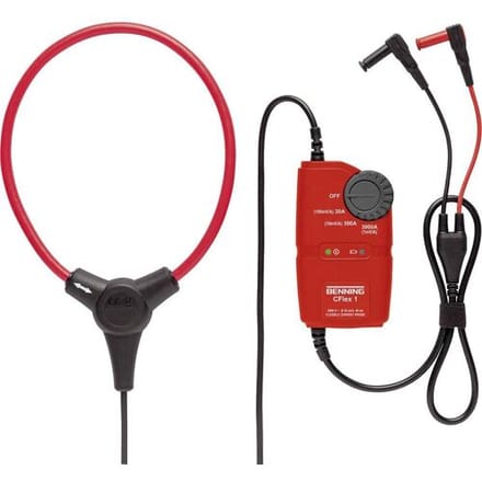 Benning CFlex 1 Stroomtangadapter Meetbereik A/AC (bereik): 0.3 - 3000 A Flexibel