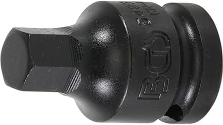 BGS Power bit inbus vierkantaandrijving 12,5 mm (1/2") inbus...