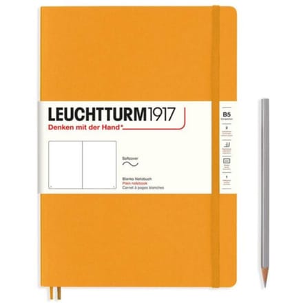 Leuchtturm1917 notitieboekje softcover composition b5 blanco rising sun