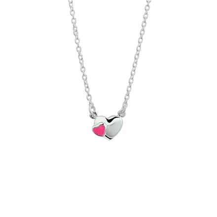 Zilveren Collier hart 1 1019899