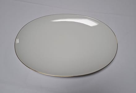 Rosenthal Thomas Medaillon goud ovale Schaal 33 cm Glansgoldband 2 mm