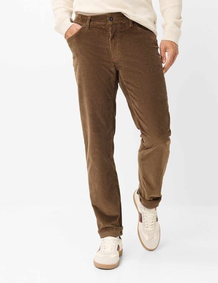 Brax Heren Jeans  Style CADIZ NOUGAT, bruin, maat 35/30
