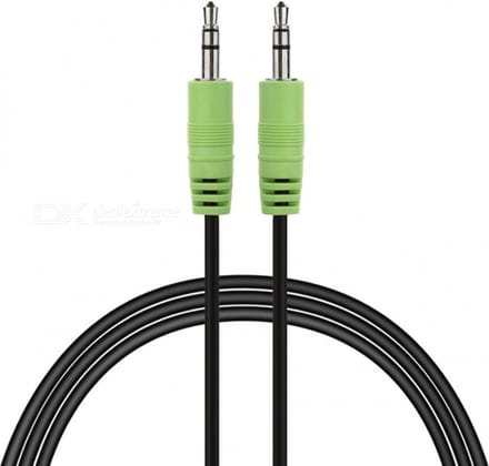 Audio Kabel 3.5mm Jack Aux Kabel Stereo 0,5 meter zwart.