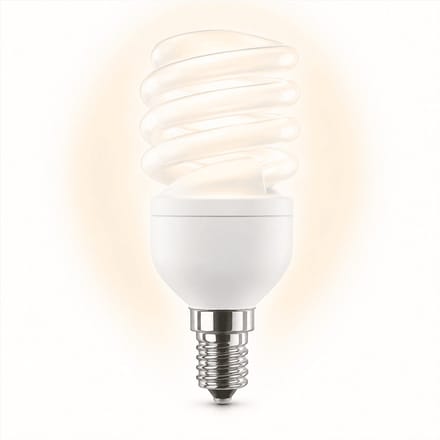 1x Spiraal Spaarlamp E14 - 13W - Daglicht (6400K) - 650 lm - 10 jaar - Niet Dimbaar