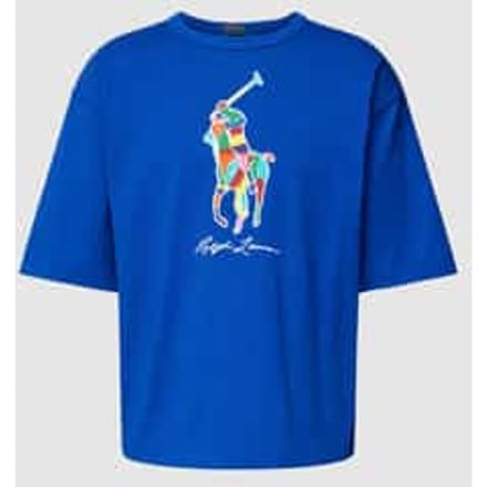 T-shirt met logo- en labelprint
