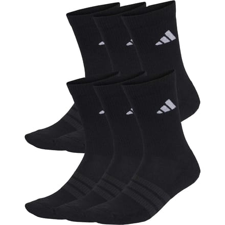 Adidas Performance Gevoerde Sokken 6 Paar - Unisex - Zwart