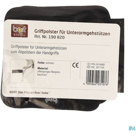 Bort Beschermkussens voor loopkrukken, Grip Pads For, 190820, universeel p.paar
