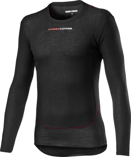Castelli Ondershirt Lange mouwen Heren Zwart - PRoSecco Tech Long Sleeve Black - XL