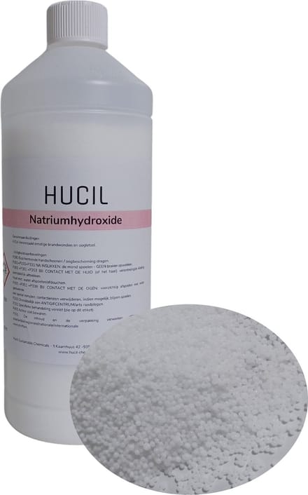 Natriumhydroxide - caustic soda - sodium hydroxide voor zeep - naoh - gootsteenontstopper - 1 kg