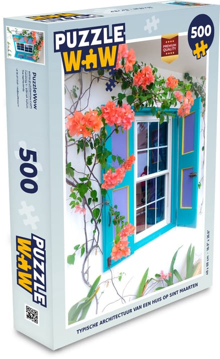 Puzzel Typische architectuur van een huis op Sint Maarten - Legpuzzel - Puzzel 500 stukjes