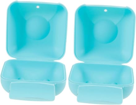 Opbergdoos Menstruatiecups - Houder Organizer - Hygiënisch Opbergen - Compact Ontwerp - 7 x 7 x 4 cm - Wit