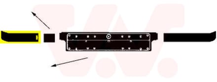Van Wezel - BUMPERLIJST VOOR BMW 3 E36 1990-2000 51111960712