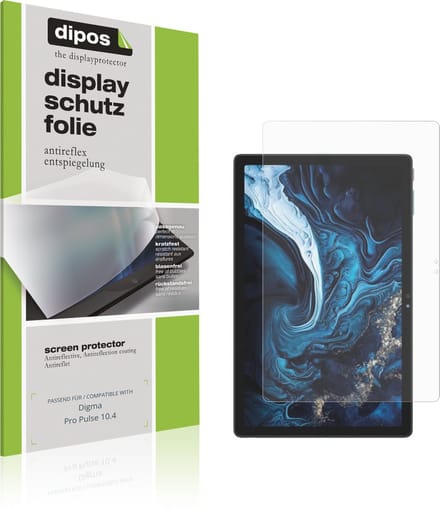 dipos – 2x Matte Beschermfolie geschikt voor Digma Pro Pulse 10.4 | Krasbestendige & antireflecterende Screenprotector Ultra-Thin