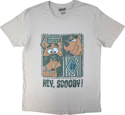 ScoobyDoo - Hey Scooby! Heren T-shirt - M - Grijs