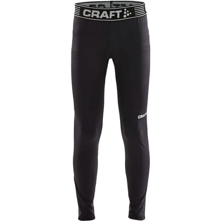 Craft Pro Control Long Tight Kinderen - Zwart | Maat: 122/128