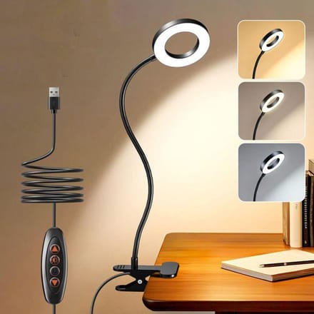 Bureaulamp - SERBASIC - 70cm - LED - 3 Temperaturen - 10 Helderheidsniveaus