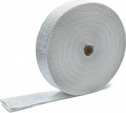 Wit 5cm x 30m x 1.5mm uitlaatband