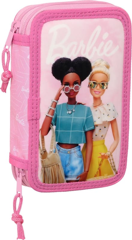 Barbie Gevuld etui, Girl -28 stuks - 19,5 x 12,5 x 4 cm - Polyester