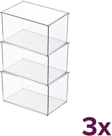 So Clever Multi-Inzetbaar Bakje Small (voordeelbundel) - Transparant - Stapelbaar | BPA-vrij