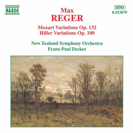 New Zealand Symphony Orchestra, Franz-Paul Decker - Rger: Mozart & Hiller Variations (CD)