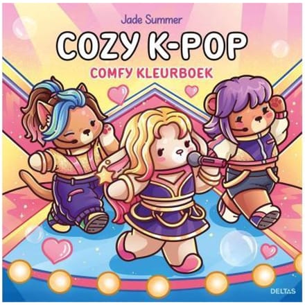 KPop Demon Hunters Cozy -Pop - Comfy kleurboek Jade Summer Kleurboeken
