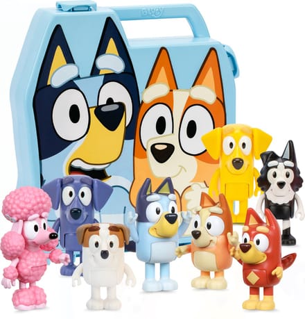 BLUEY Play & Go verzamelkoffer Speelfiguren & personages