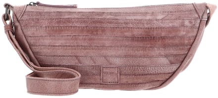 FREDsBRUDER Leren Schoudertas Layer Halfmoon Bag Powder Rose Oud roze