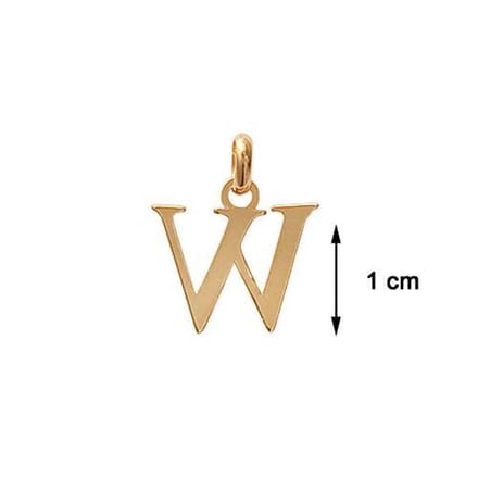 Blinx Jewels Vergulden Hanger Letter W