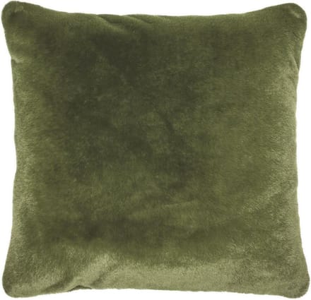 Essenza Furry Sierkussen Mosgroen - 50x50 cm