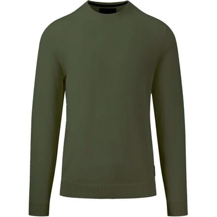 Fynch-Hatton Trui O-Neck Fine Knit Dusty Olive / male
