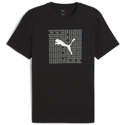 Puma Graphic Box T-shirt Met Korte Mouwen Zwart S Man
