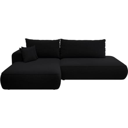 Hoekbank met slaapfunctie Fermizzi links chenille | Selsey Design