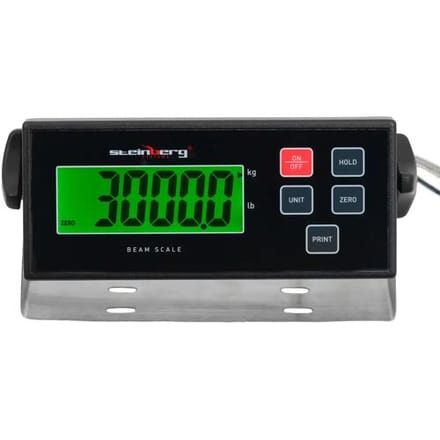 Steinberg Systems Palletweegschaal - 3000 kg / 1 kg - 127 x 84 cm - extern LCD 10031321