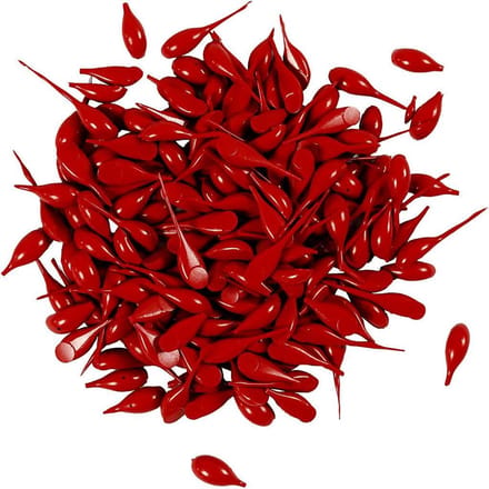 Kaarsenverf, donkerrood, 10 gr/ 1 doos