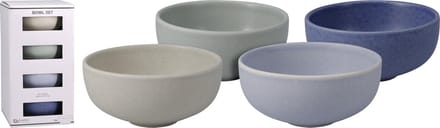 Home & Styling Kommen - Ø11x5cm - 300ml - Set van 4 stuks - Multi