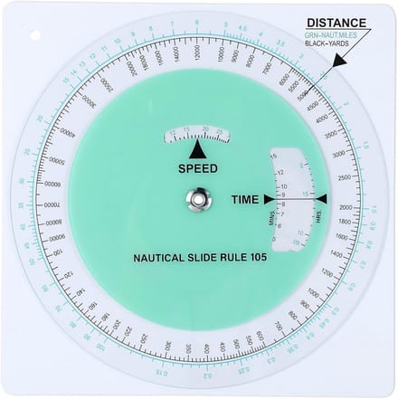 Nautische Glijregel - Plotter Gradenboog - Zeekaart Plotten - Precisie Hulpmiddel - 7.8 Inch Diameter