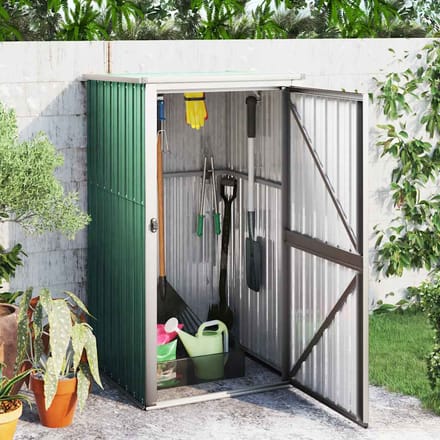 vidaXL - Tuinschuur - 88x89x161 - cm - gegalvaniseerd - staal - groen