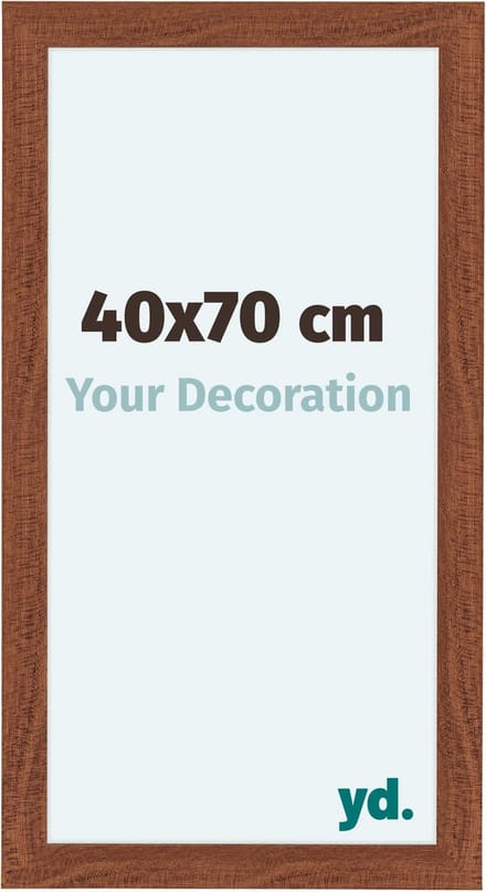 Your Decoration - Fotolijst 40x70 cm - MDF - Walnoot - Como