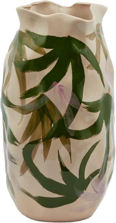 EDG - Vaas- Glas - groen - D24 x H45 cm