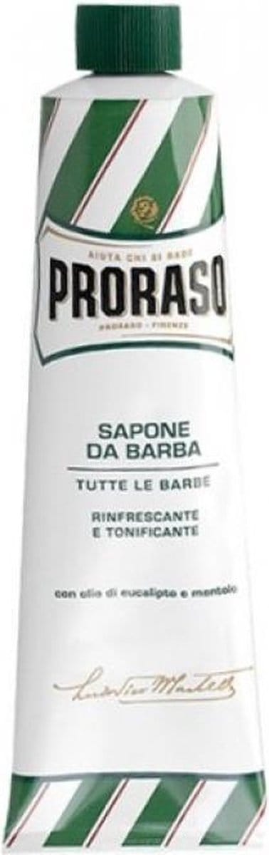 Proraso Green Shaving Cream in tube Scheercrème 150 ml
