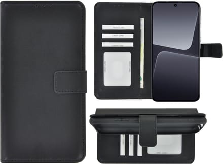 MoDo hoesje Geschikt voor Xiaomi 13 - Kunstleer Book Case - Zwart