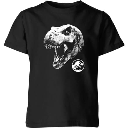 Jurassic Park T Rex Kids' T-Shirt - Black - 146/152 (11-12 jaar)