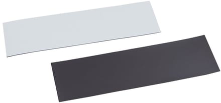 Beschrijfbare Magnetische Etiketten - 50 x 150mm - Wit - 50 stuks