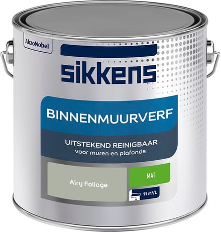 Sikkens - Binnenmuurverf Mat - Airy Foliage - Mengverf - 2,5 L