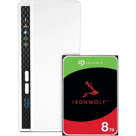QNAP TS-233 + Seagate Ironwolf 8TB