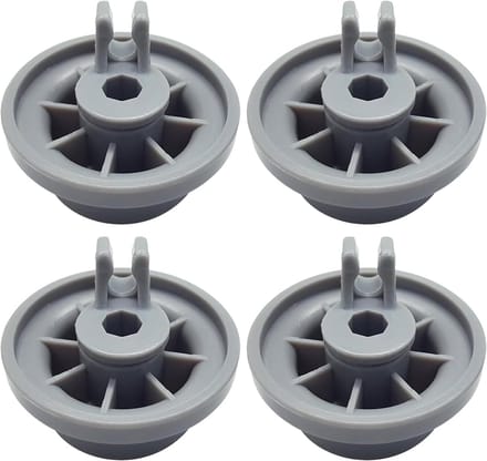 Vaatwasserrek wielen - Onderroller set - Glad Glijden - Easy Click Installatie - 3 x 12 x 3 cm