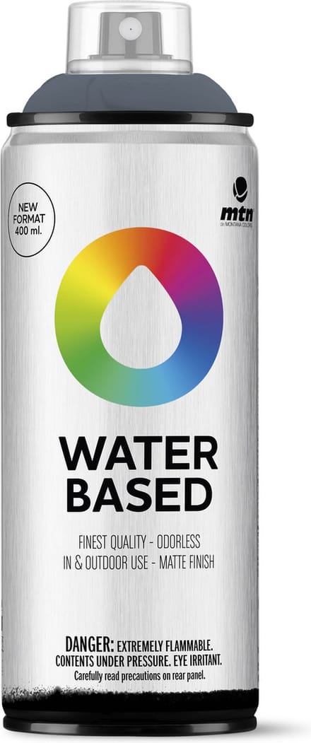 MTN Water Based Spuitbus - verf op waterbasis - RV-263 Sputnik Grey - 400ml