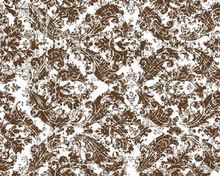 Vinyl | Vloerkleed vinyl | Barok brons | 95x145 cm